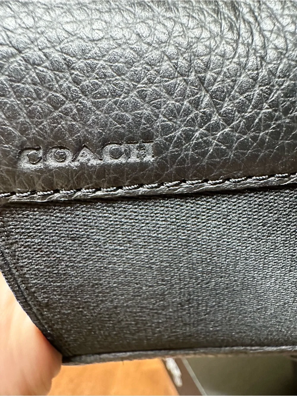 Coach Men's Black Leather Graham Chelsea Boots Size 9